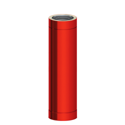 DW NewLine RAL Farbe Längenelement 1000mm Ø160 0,5mm Materialstärke, 25mm Isolierung bunt